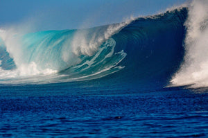 Sea Wave Surf Art Print: Glossy Coastal Poster