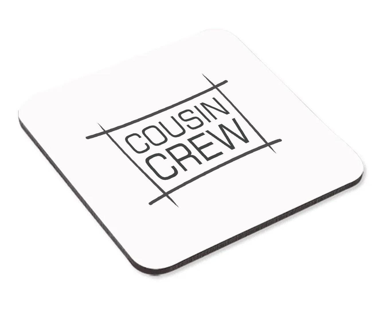 Cousin Crew Mug & Coaster Set Family Love Birthday Easter Christmas Coffee Gift