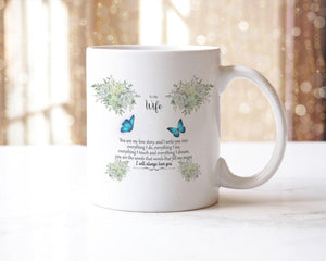 To My Wife Coffee Mug: Love Story Gift from Husband