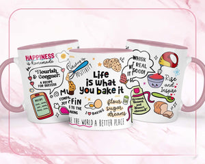 Baking Quote Mug: Inspirational Gift for Bakers & Food Lovers