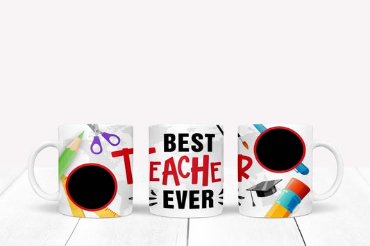 Best Teacher Ever Mug And Coaster Gift Set School Leavers Thanks Teacher Gifts