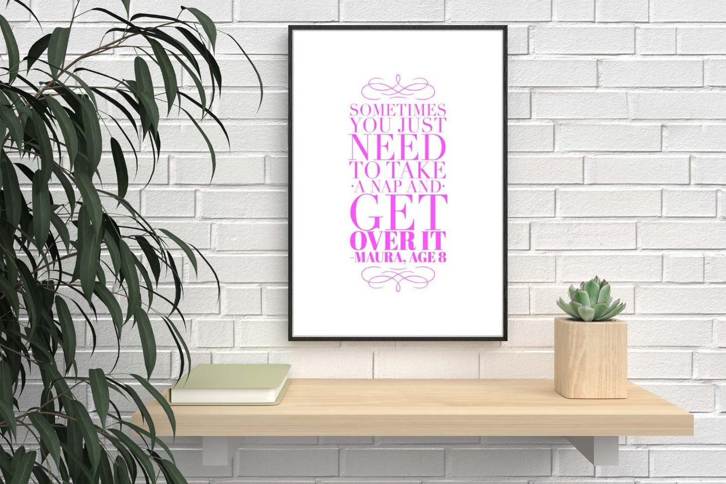 Sometimes You Need Sleep Motivational Inspirational Positive Quote Poster Wall
