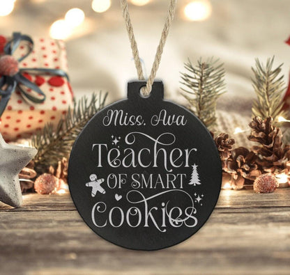 Persoanlised Teacher Of Smart Cookies Fun Custom Christmas Present For Teachers Nursery Ta Gift