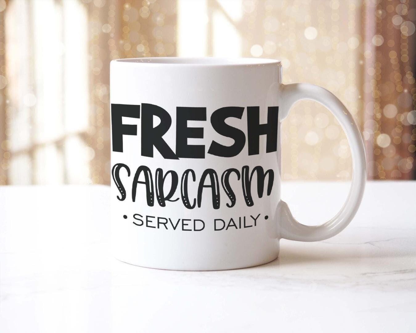 Sarcasm Mug & Coaster Set: Funny Office Gift