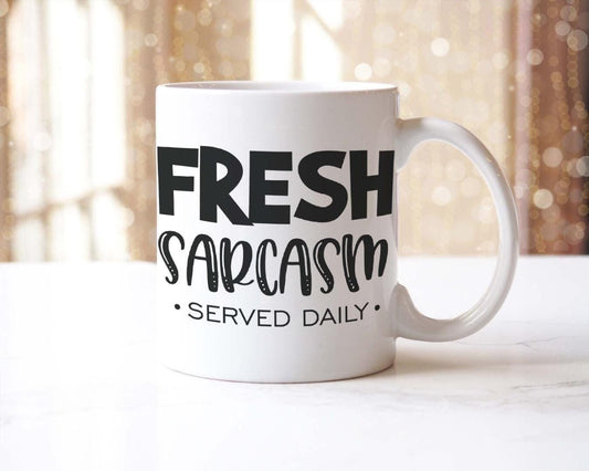 Sarcasm Mug & Coaster Set: Funny Office Gift