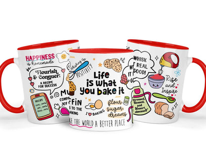Baking Quote Mug: Inspirational Gift for Bakers & Food Lovers