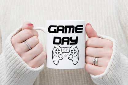 Game Day Mug & Coaster Set Novelty Gamer Gaming Christmas Funny Birthday Gift