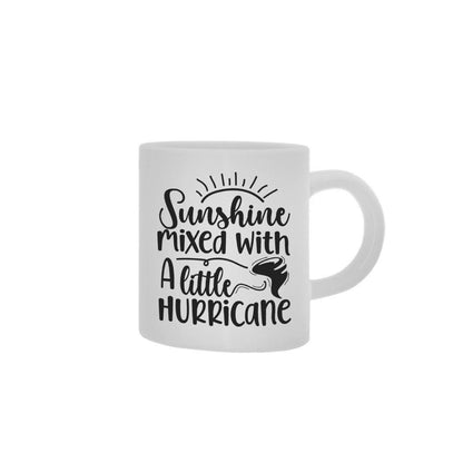 Sarcastic Mug And Coaster Gift Set Sunshine Mixed With A Little Hurricane Gifts