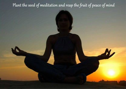 Yoga Meditation Buddha Quotes Inspirational Motivational Print Poster - A4 A3 A2