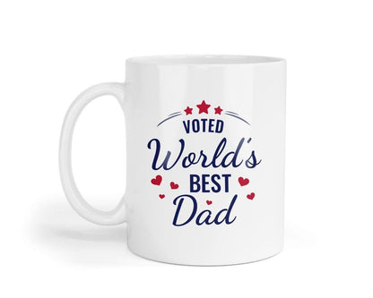 Fathers Day Mug & Coaster Set Worlds Best Dad Daddy Grandad Birthday Tea Gift