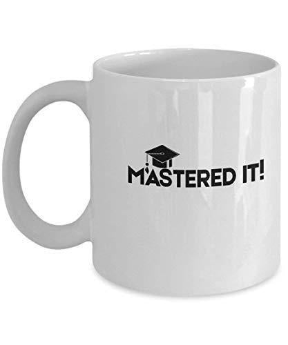 Mastered It Graduation Coffee Mug - Inspirational Gift