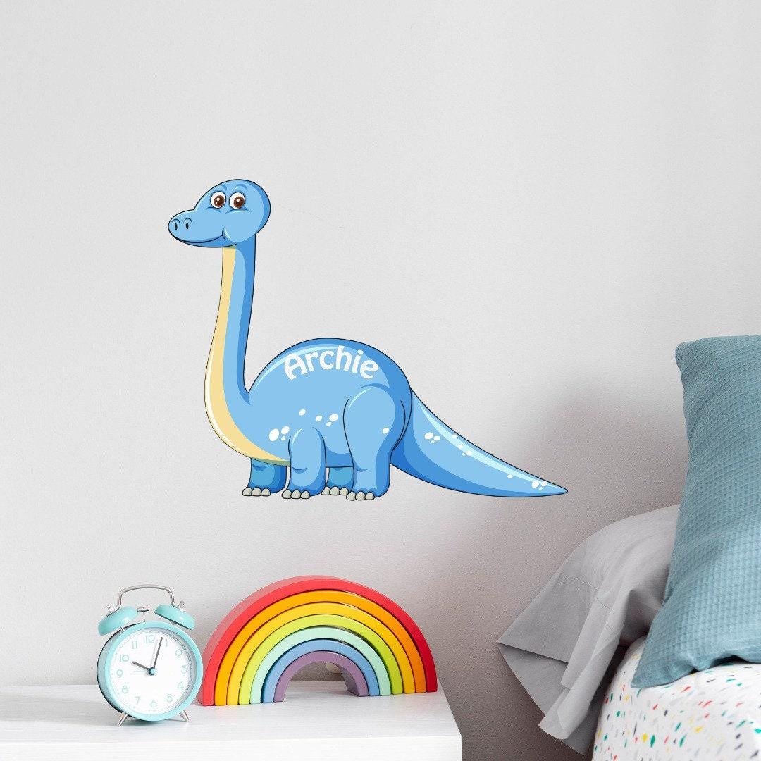 Personalised Dinosaur Wall Sticker Elevate Boys Nursery And Bedroom With Custom Wall Vinyl Art