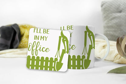 Office Mug Coaster Set for Gardening Enthusiasts Birthday Gift Keepsake Gardeners Dream