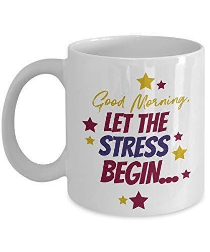 Good Morning Starry Mug: Coffee Tea Cup Gift, UK Made