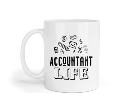 Funny Accountant Mug & Coaster Set: Accounting Life Gift