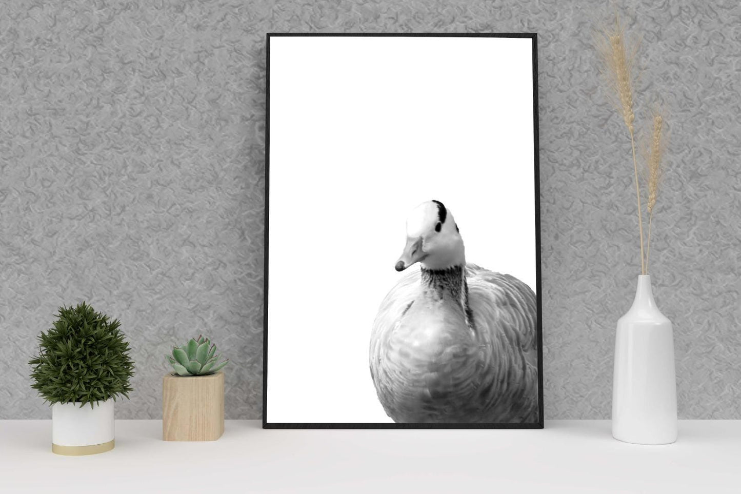 Goose Farmhouse Kids Bedroom Forest Birds Wall Art Home Decor Print Poster