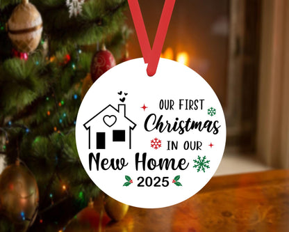 First Christmas In Our New Home Bauble 1st Xmas Ceramic Ornament Keepsake Gift