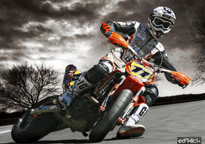 Motocross Dirt Motorbike Giant Poster - A5 A4 A3 A2 A1 Huge Sizes