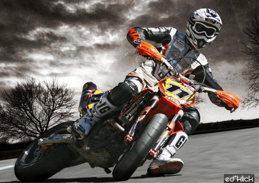 Motocross Dirt Motorbike Giant Poster - A5 A4 A3 A2 A1 Huge Sizes