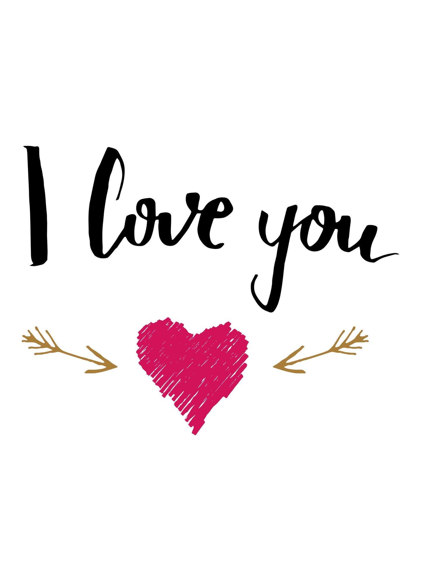 I Love You Relationship Motivational Inspirational Positive Quote Poster Wall