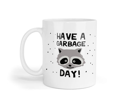 Funny Garbage Day Mug: Raccoon Gift for Pet Lovers