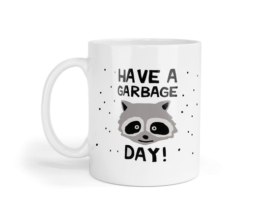 Funny Garbage Day Mug: Raccoon Gift for Pet Lovers