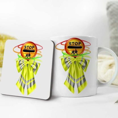 Lollypop Lady Mug and Coaster Set: Thank You Gift
