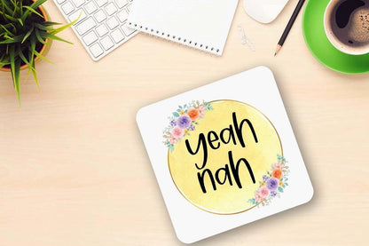 Yeah Nah Novelty Mug And Coaster Gift Set Birthday Christmas Coffee Cup Gifts