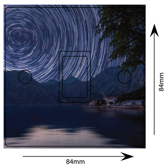 Kotor Montenegro 3d Light Switch Sticker Cover Vinyl Skin Wall Decal Decor