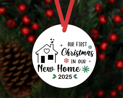 First Christmas In Our New Home Bauble 1st Xmas Ceramic Ornament Keepsake Gift