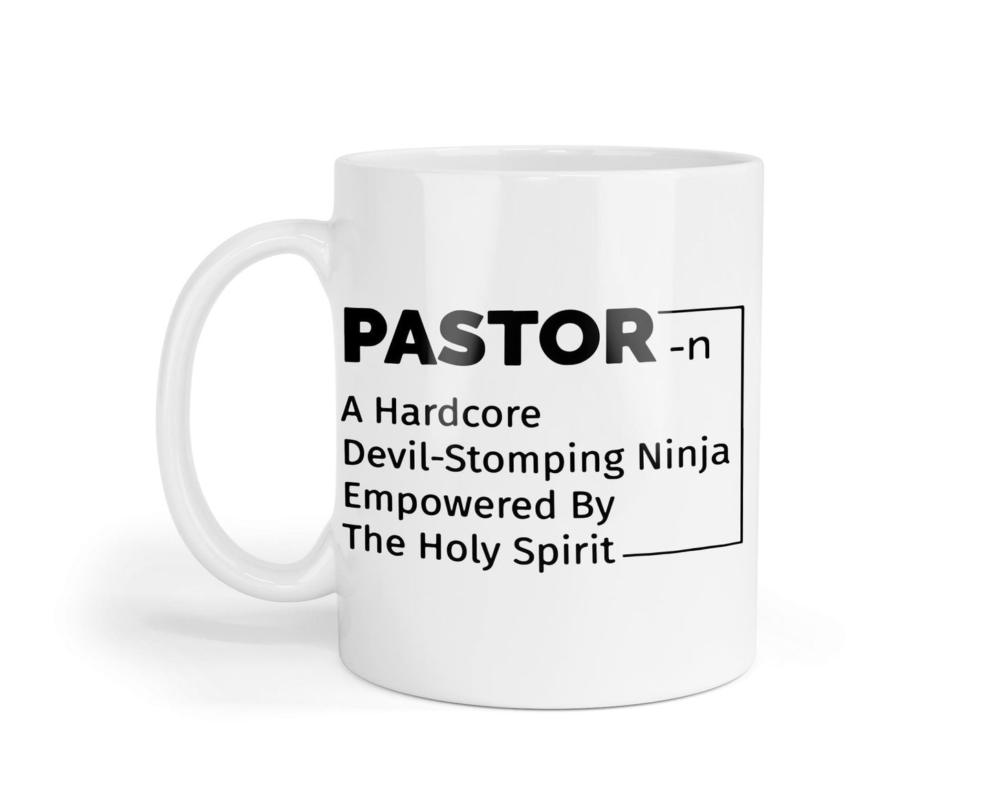Pastor Hardcore Devil Mug: Funny Coffee Tea Cup - UK Made