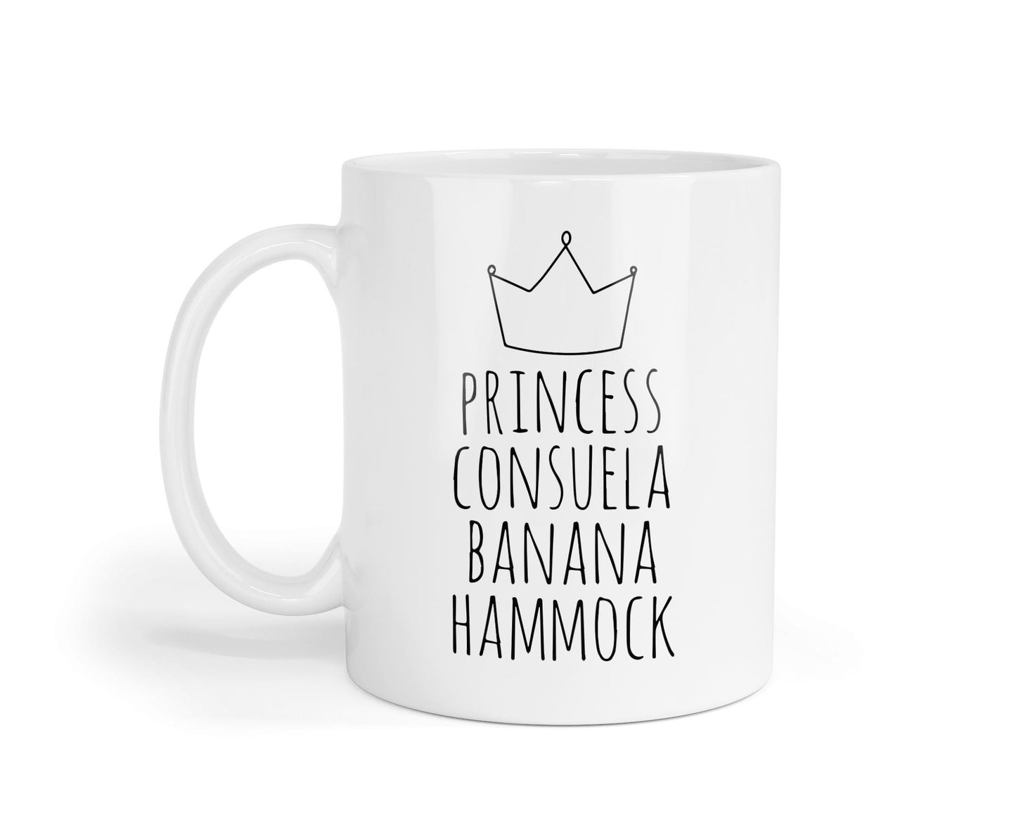 Friends Mug Funny Princess Consuela Banana Hammock Coffee Tea Cup Novelty Gift For Mum Women Birthday Present