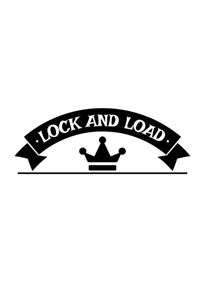 Lock & Load Motivational Inspirational Love Positive Quote Poster Wall