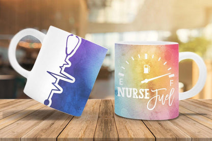 Nurse Fuel Mug And Coaster Gift Set Nursing Student Birthday Tea Gift Keepsake
