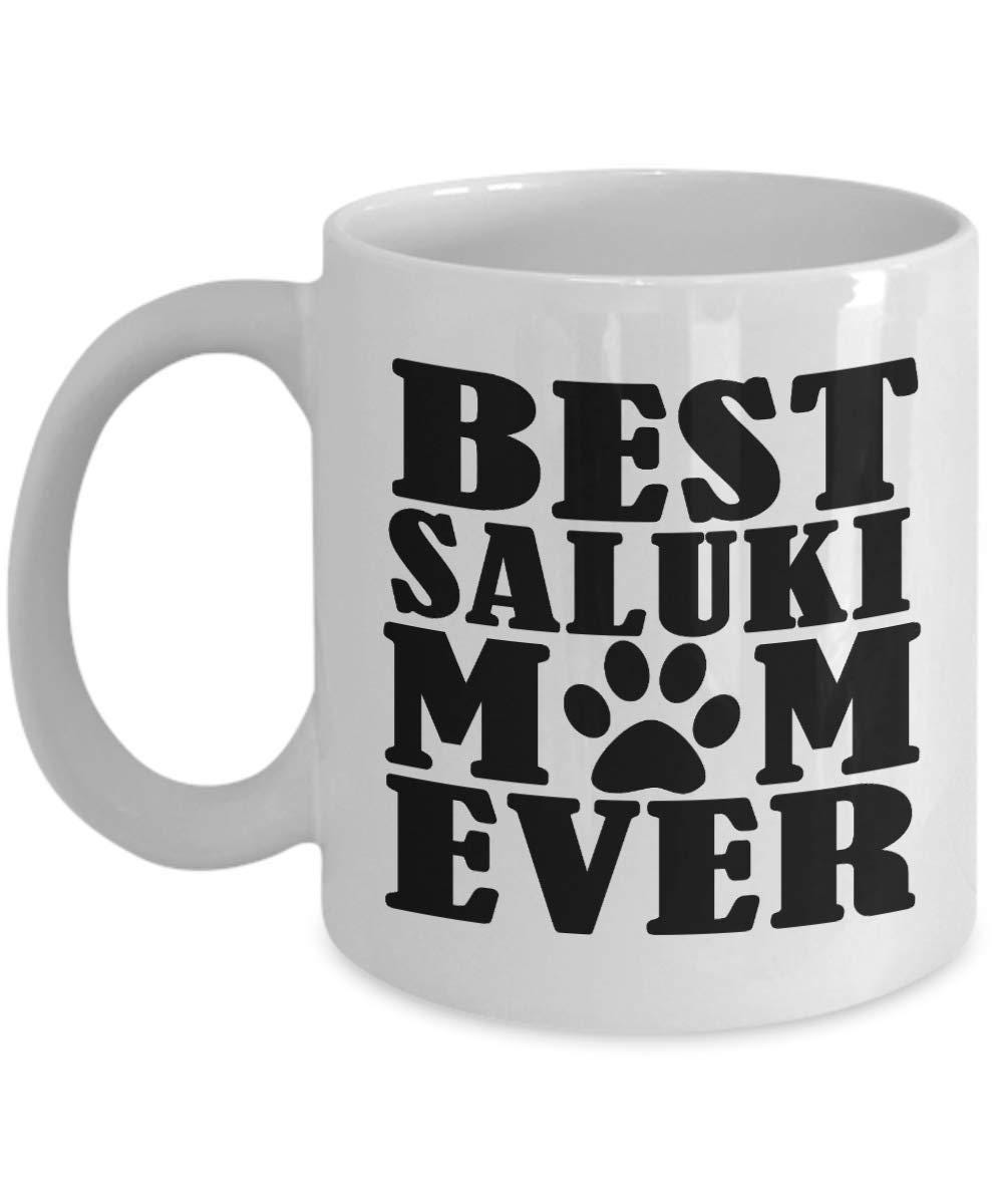 Saluki Mom Mug - Funny Dog Lover Gift for Her