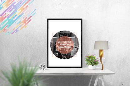 Keep Calm Nice Week Sawada Coffee Motivational Positive Quote Poster Wall