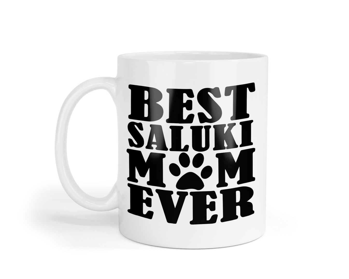Saluki Mom Mug - Funny Dog Lover Gift for Her