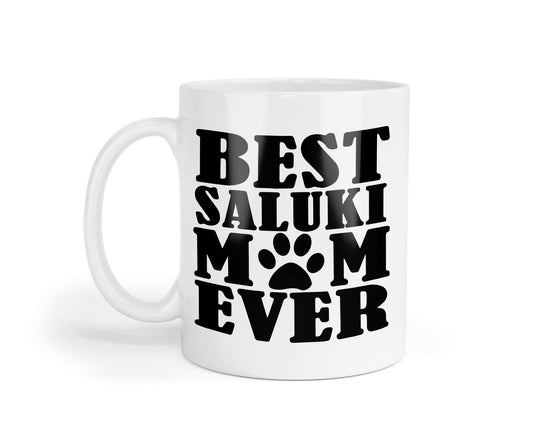 Saluki Mom Mug - Funny Dog Lover Gift for Her