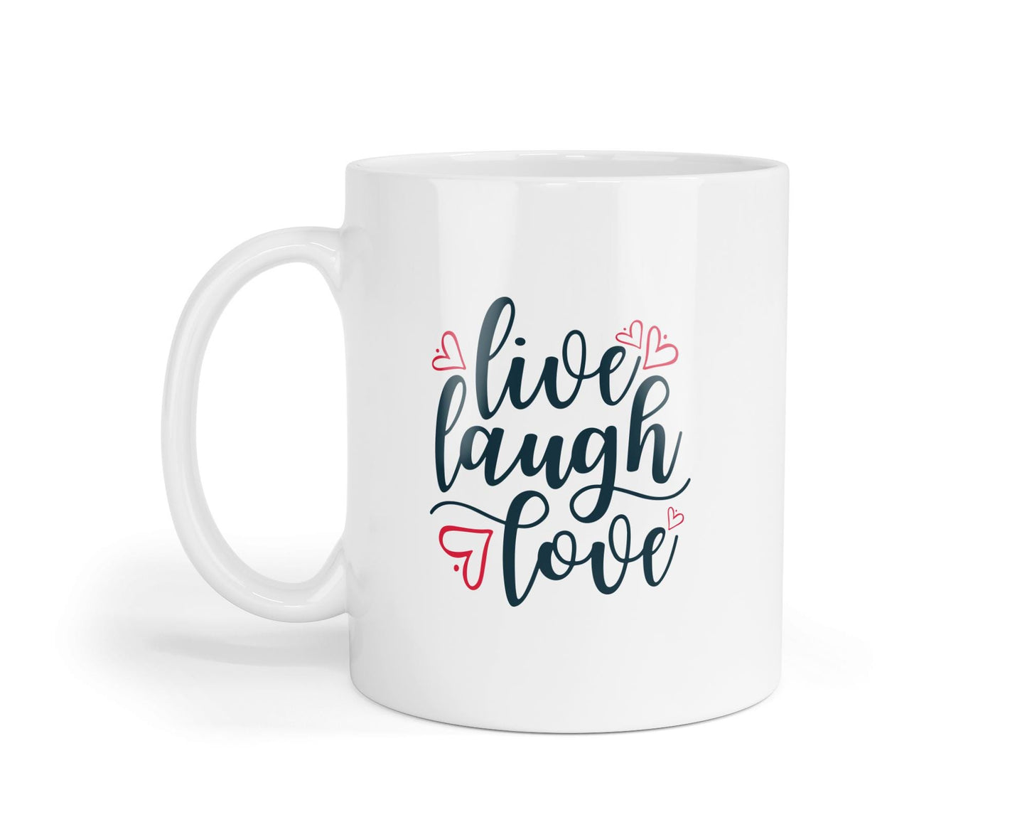 Live Laugh Love Coffee Mug: Inspirational Quote Gift