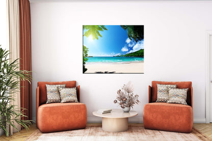Tropical Maldives Beach Sea Sand Giant Poster - A5 A4 A3 A2 A1 A0 Sizes Art
