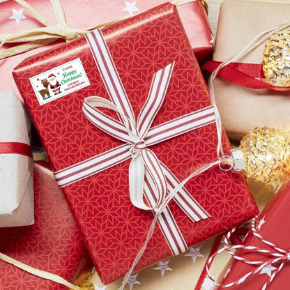 Personalised Christmas Present Stickers Santa Gift Labels Kids Custom Xmas Tags