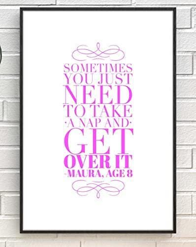Sometimes You Need Sleep Motivational Inspirational Positive Quote Poster Wall