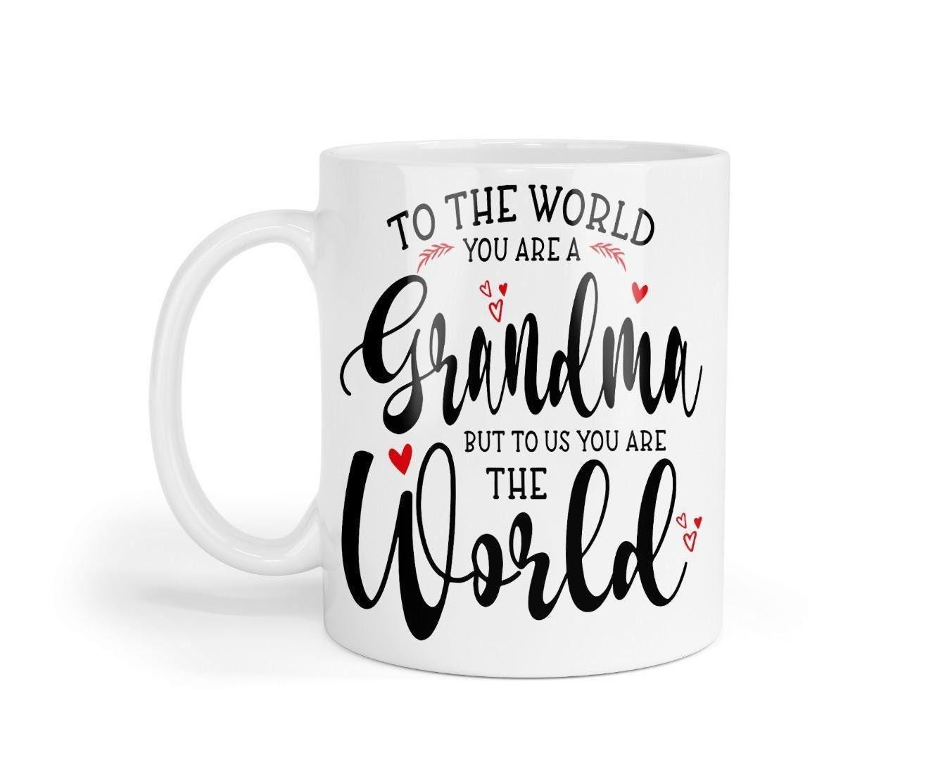 Grandma Mug & Coaster Set, Mother's Day Gift