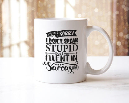 Funny Sarcasm Coffee Mug & Coaster Set