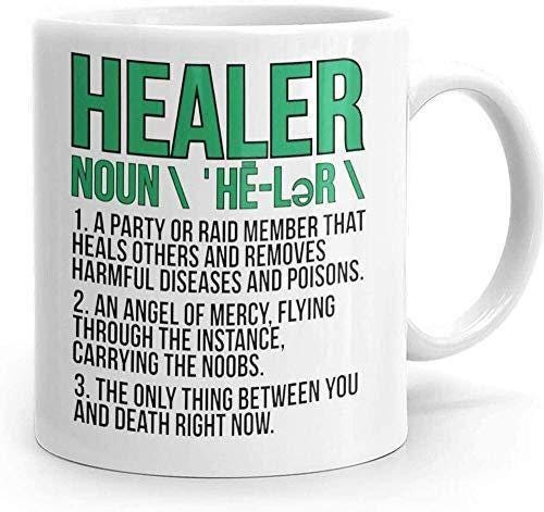 Healer Mug: Funny Angel of Mercy Coffee Cup - UK Made