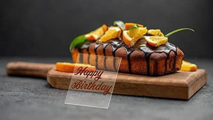 2 Acrylic Square Shape Ganaching Plates Ganache Cake Decorating Board Various Sizes