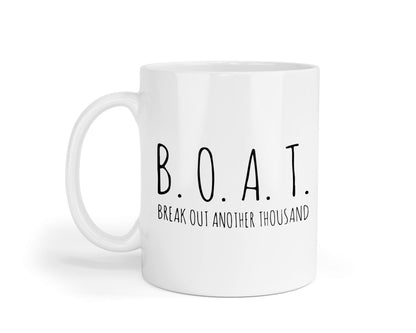 Boat Mug: Funny Coffee Tea Cup - Novelty Gift For Boaters