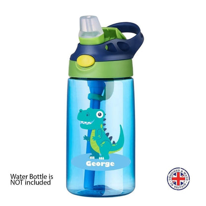 Personalised Kids Water Bottle Lunch Box Stickers School Name Labels Boys