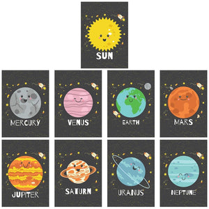 Solar System Sun Earth Planets Home Schooling Learning Educational Posters