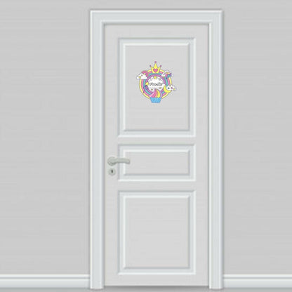 Personalised Princess Fairy Wall Sticker Girls Bedroom Nursery Kids Name Vinyl